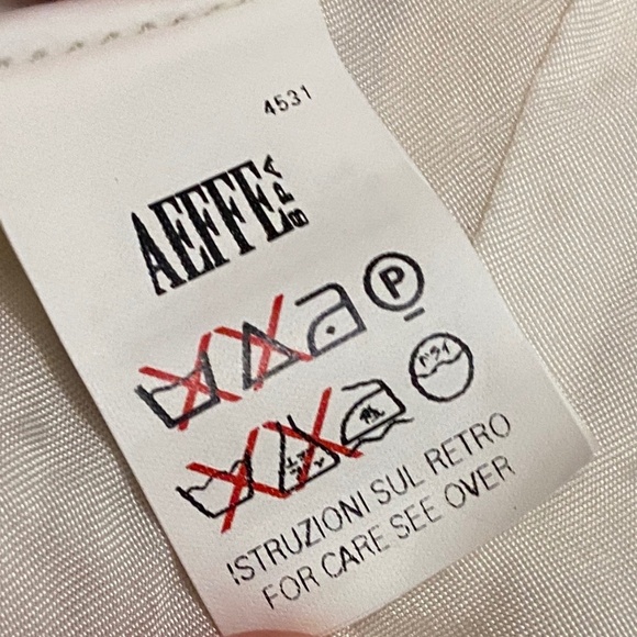 Moschino Vintage Cream Wool Coat Size 8 - Picture 13 of 15